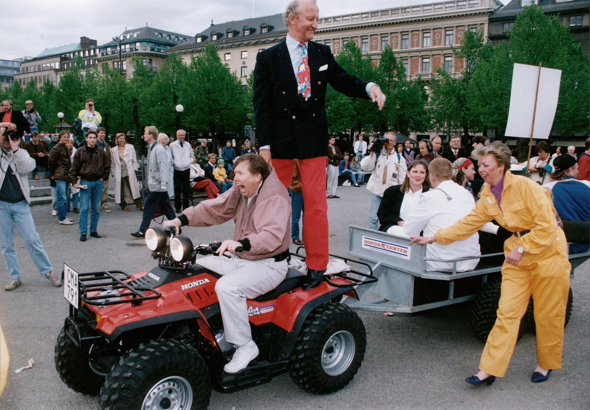 Ian Wachtmeister och Bert Karlsson 1991