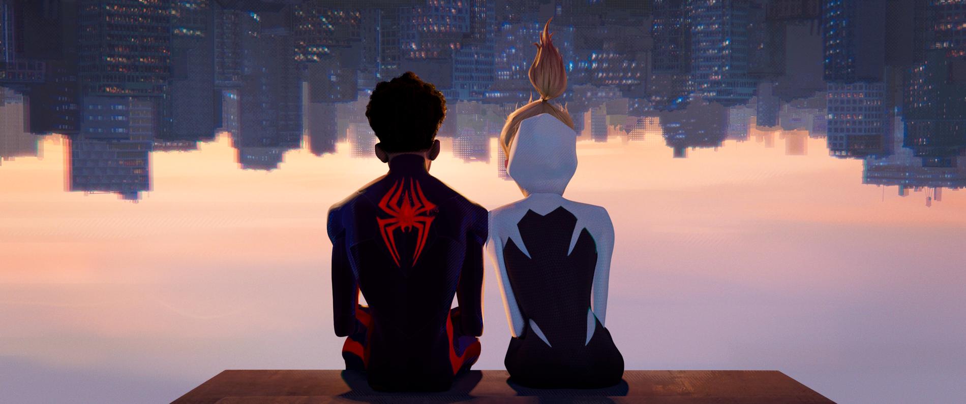 Spider-Man och Spider-Woman i ”Spider-Man: Across the Spider-Verse”