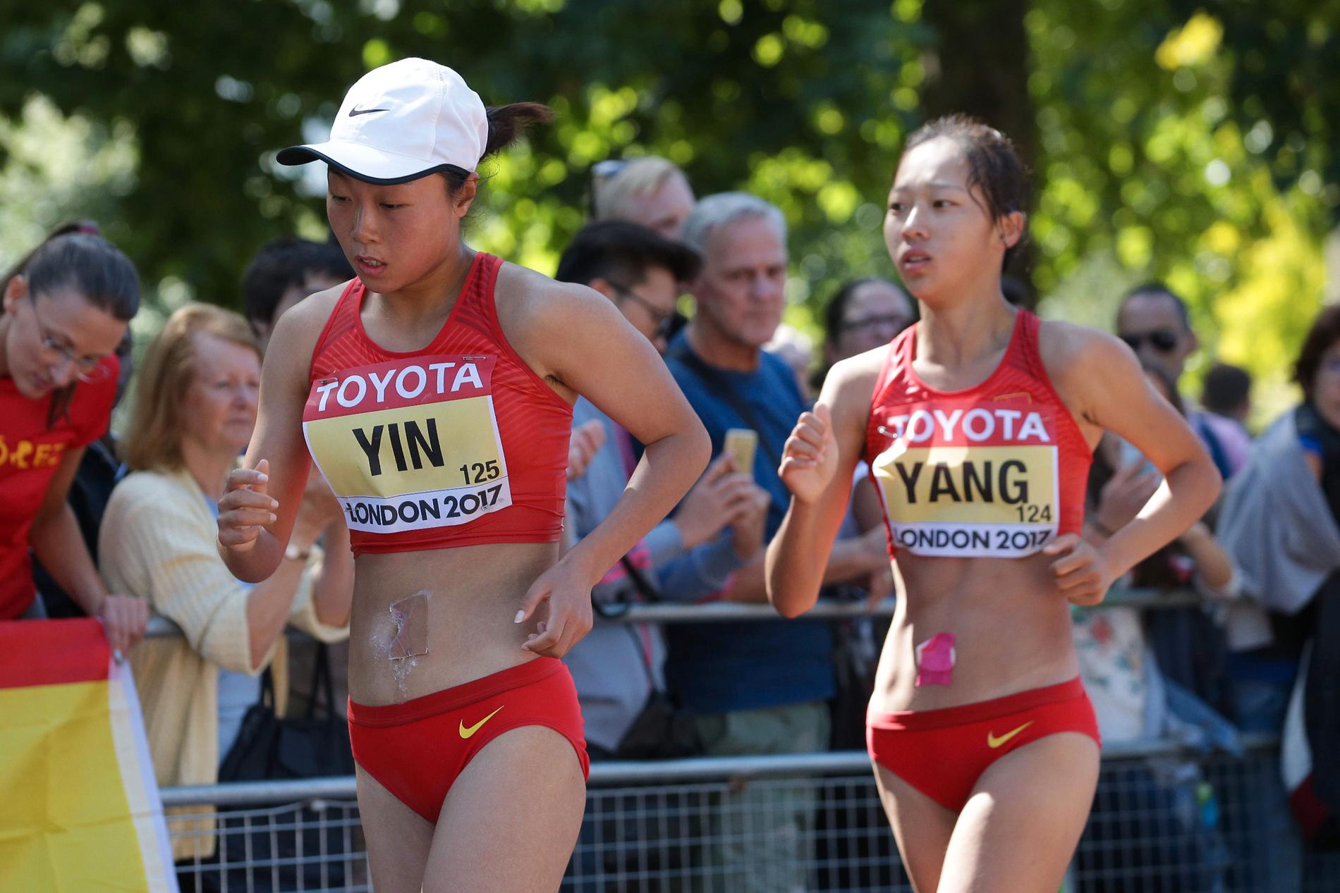 Hang Yin och Shuqing Yang tog silver och brons.
