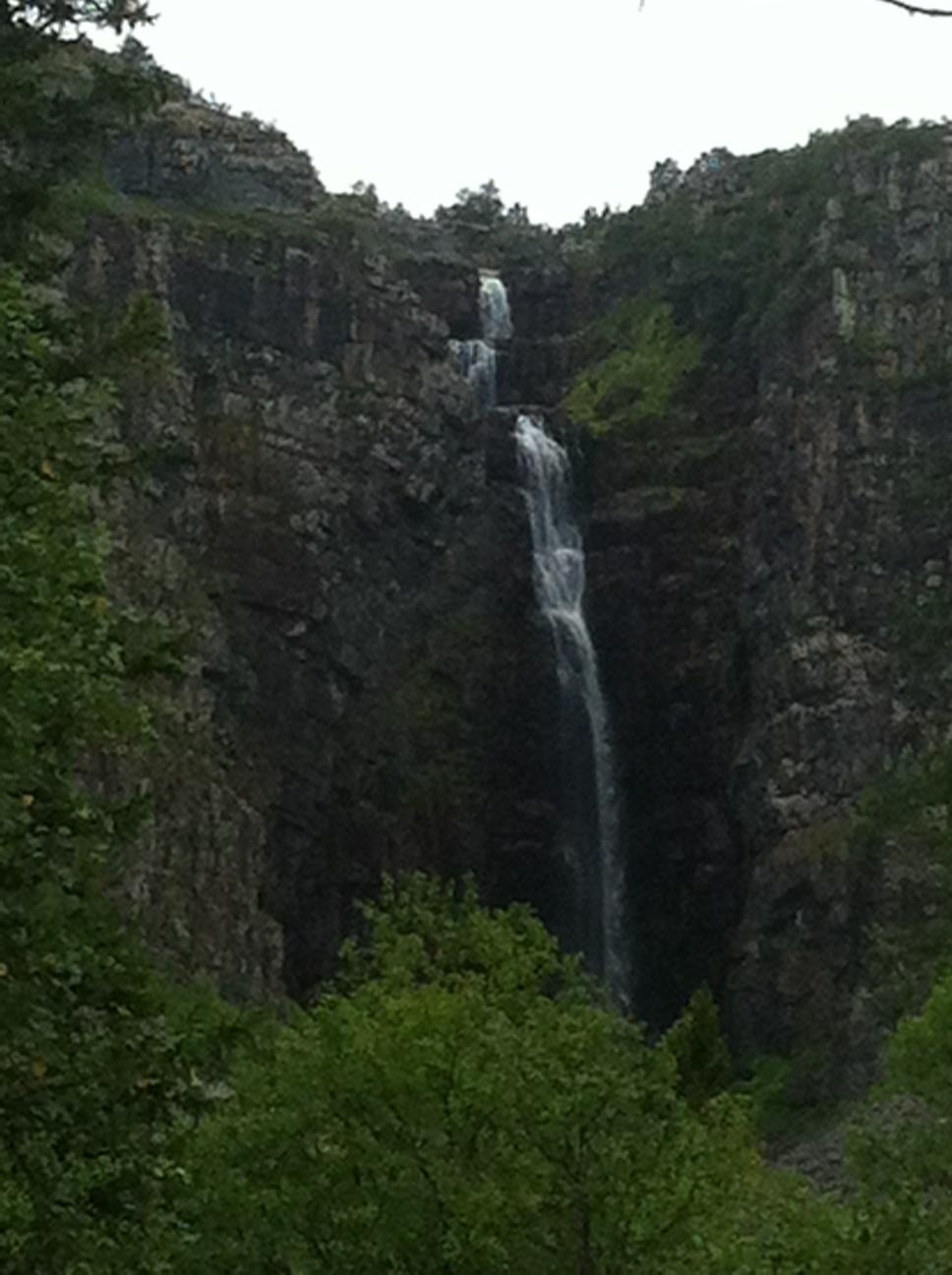 Sveriges högsta vattenfall, Njupeskär