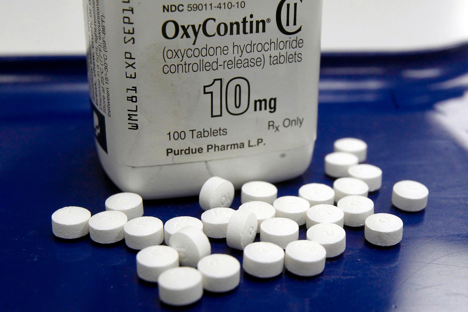 Det smärtstillande läkemedlet Oxycontin innehåller opioider och anses ha spelat en central roll i beroendeepidemin i USA. Arkivbild.