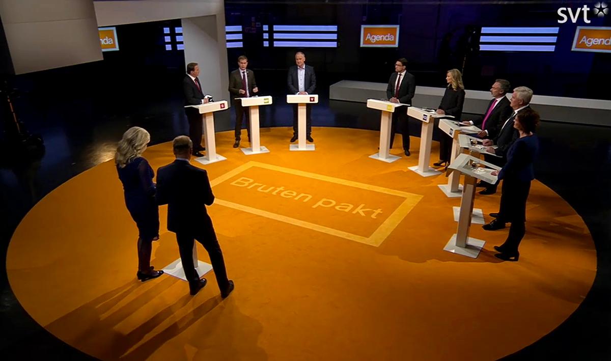 Debatten drog igång 20.00 på SVT2.