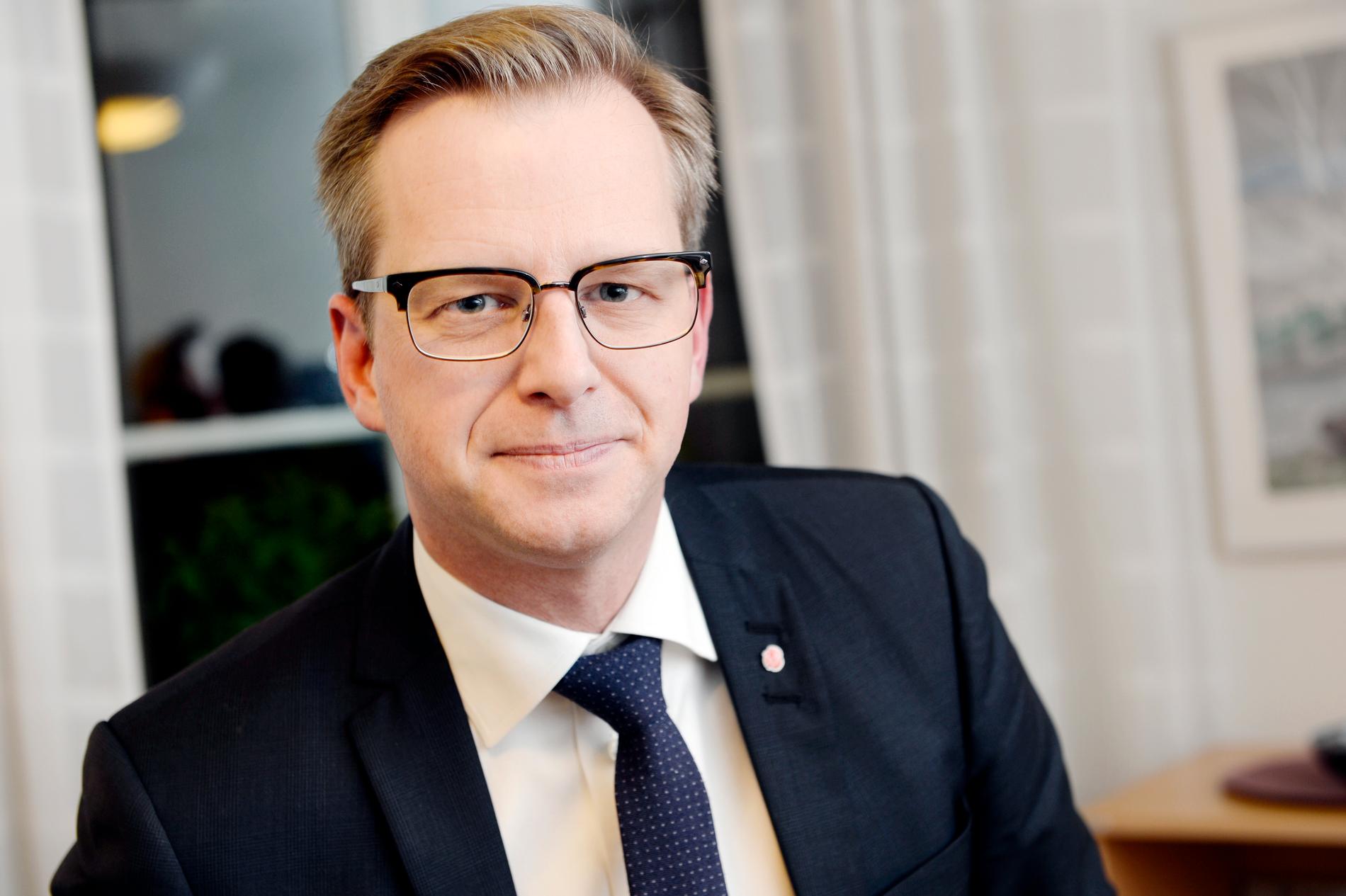 Närings- och innovationsminister Mikael Damberg (S). 