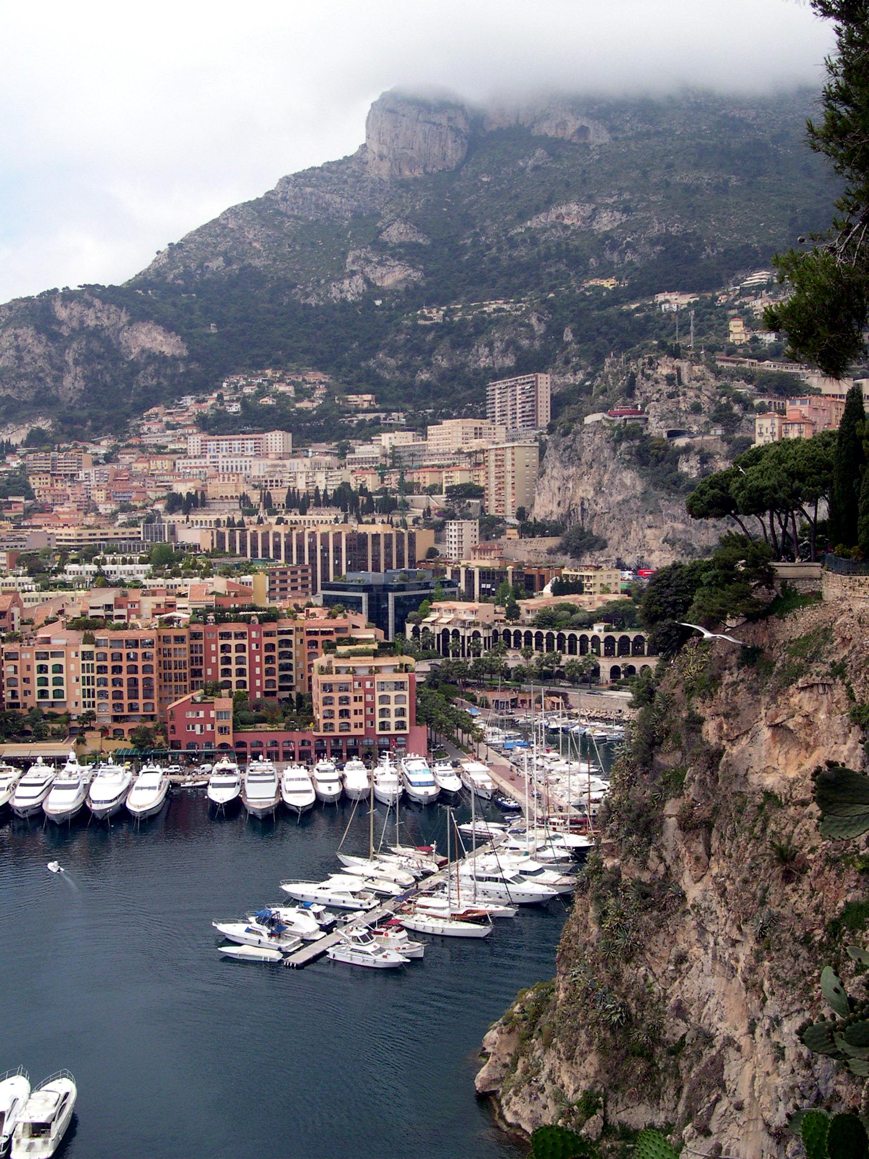 Franska rivieran, hamnen i Monte Carlo.