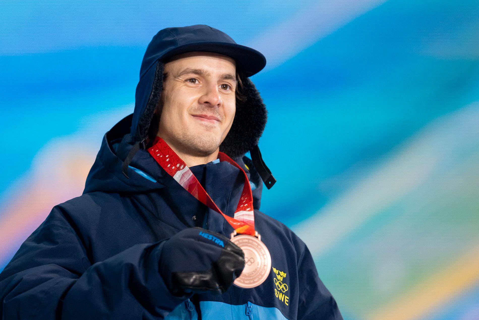 Jepser Tjäder tog brons vid OS i Peking förra året.