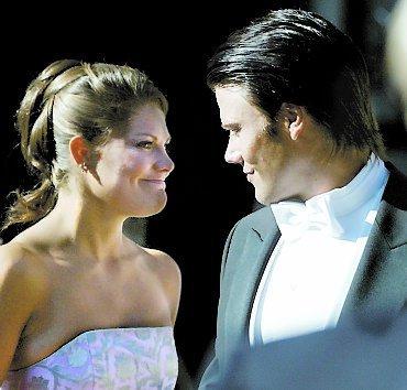 Victoria och Daniel på bröllop 2003.