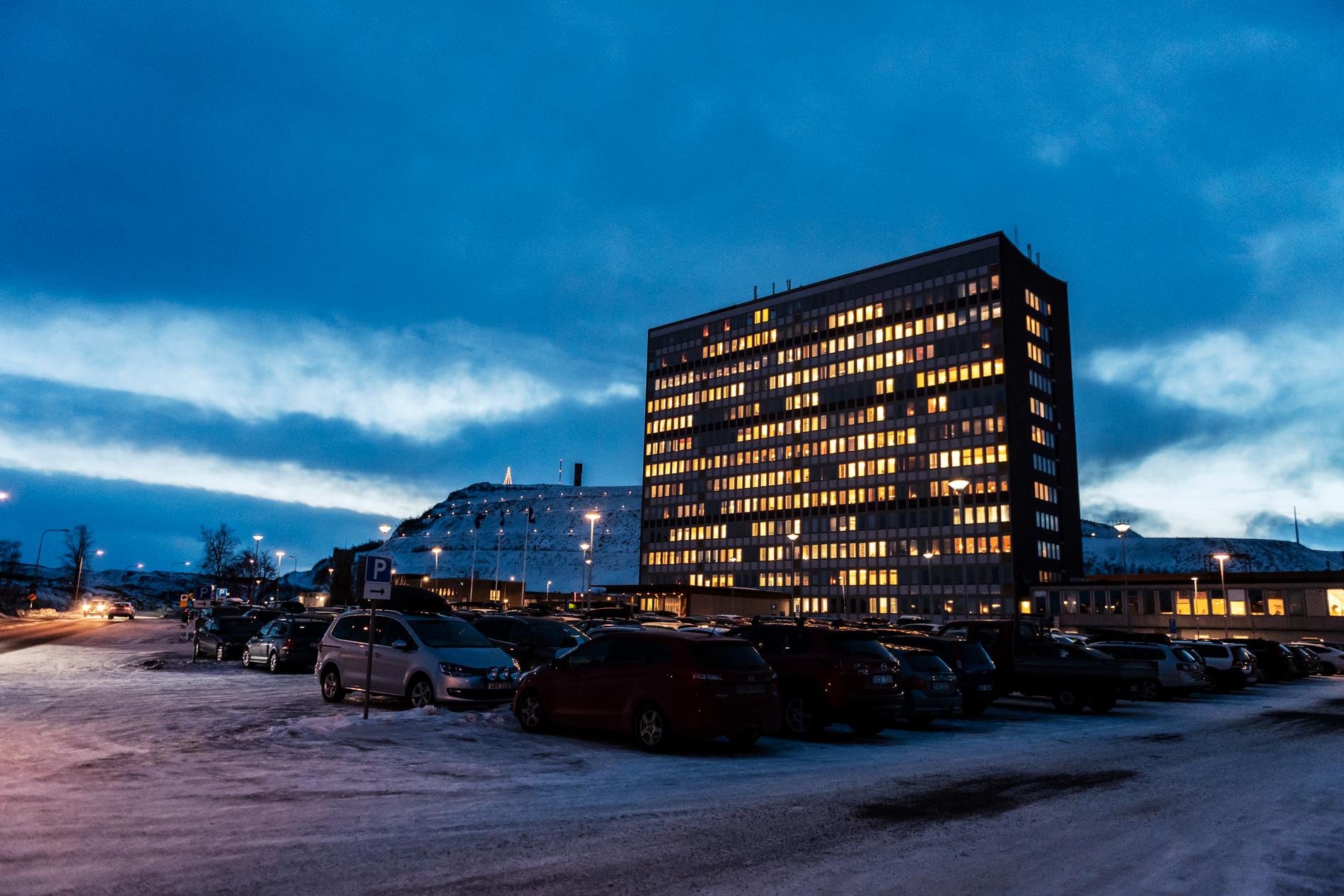 LKAB:s huvudkontor i Kiruna.