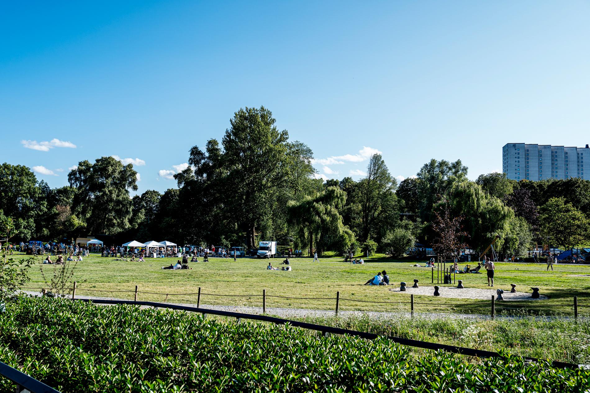 Rålambshovsparken på Kungsholmen i Stockholm.