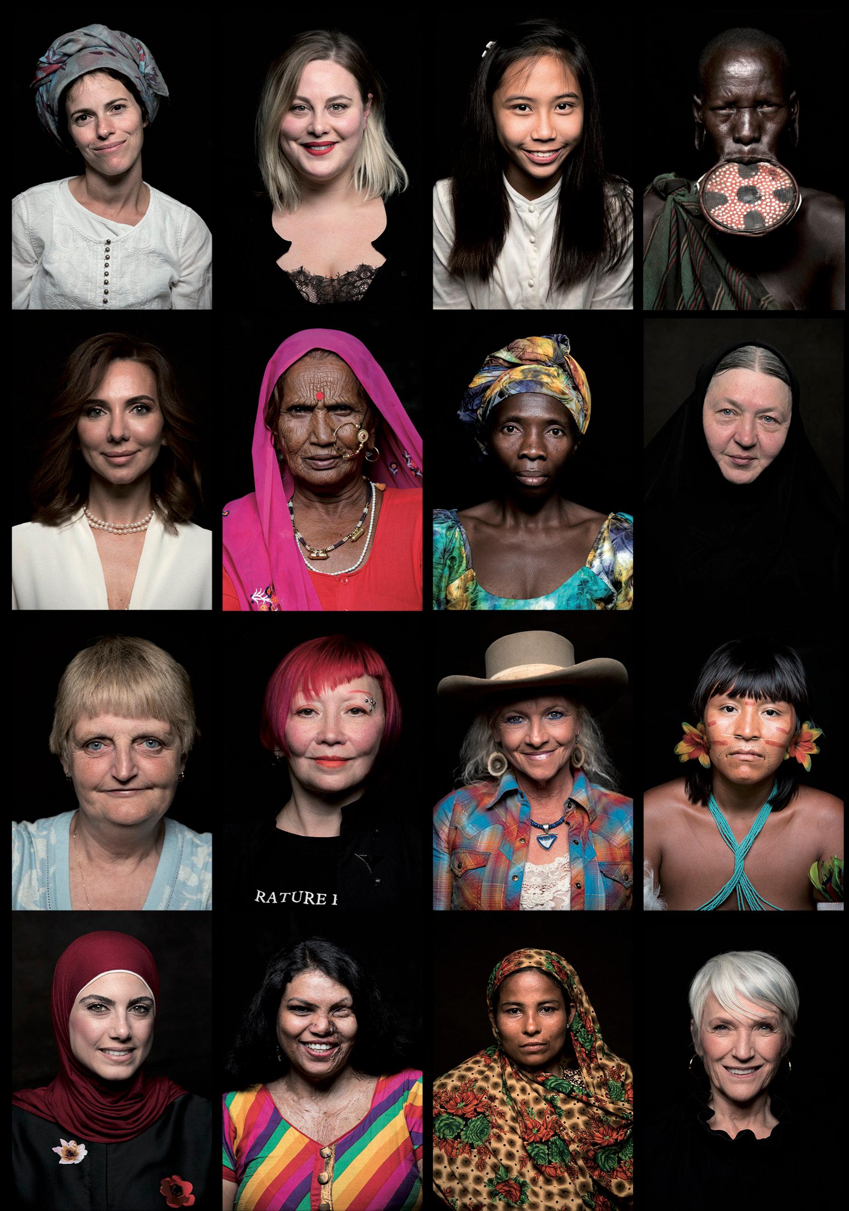 Anastasia Mikova och Yann Arthus-Bertrand gjorde 2 000 intervjuer med kvinnor i 50 länder för dokumentärfilmen "Woman". Pressbild.