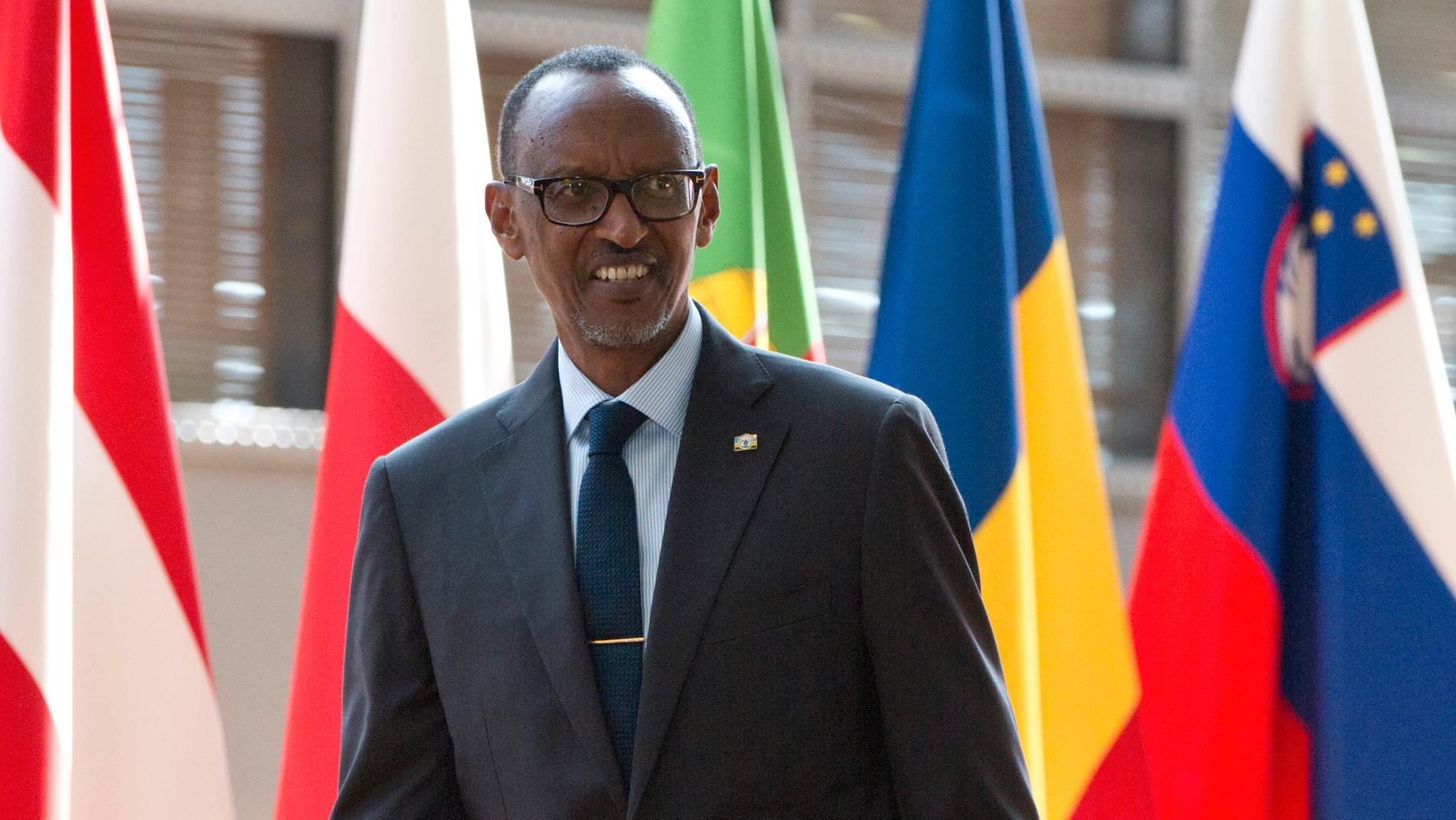Paul Kagame. Bild från ett besök i Bryssel i juni.