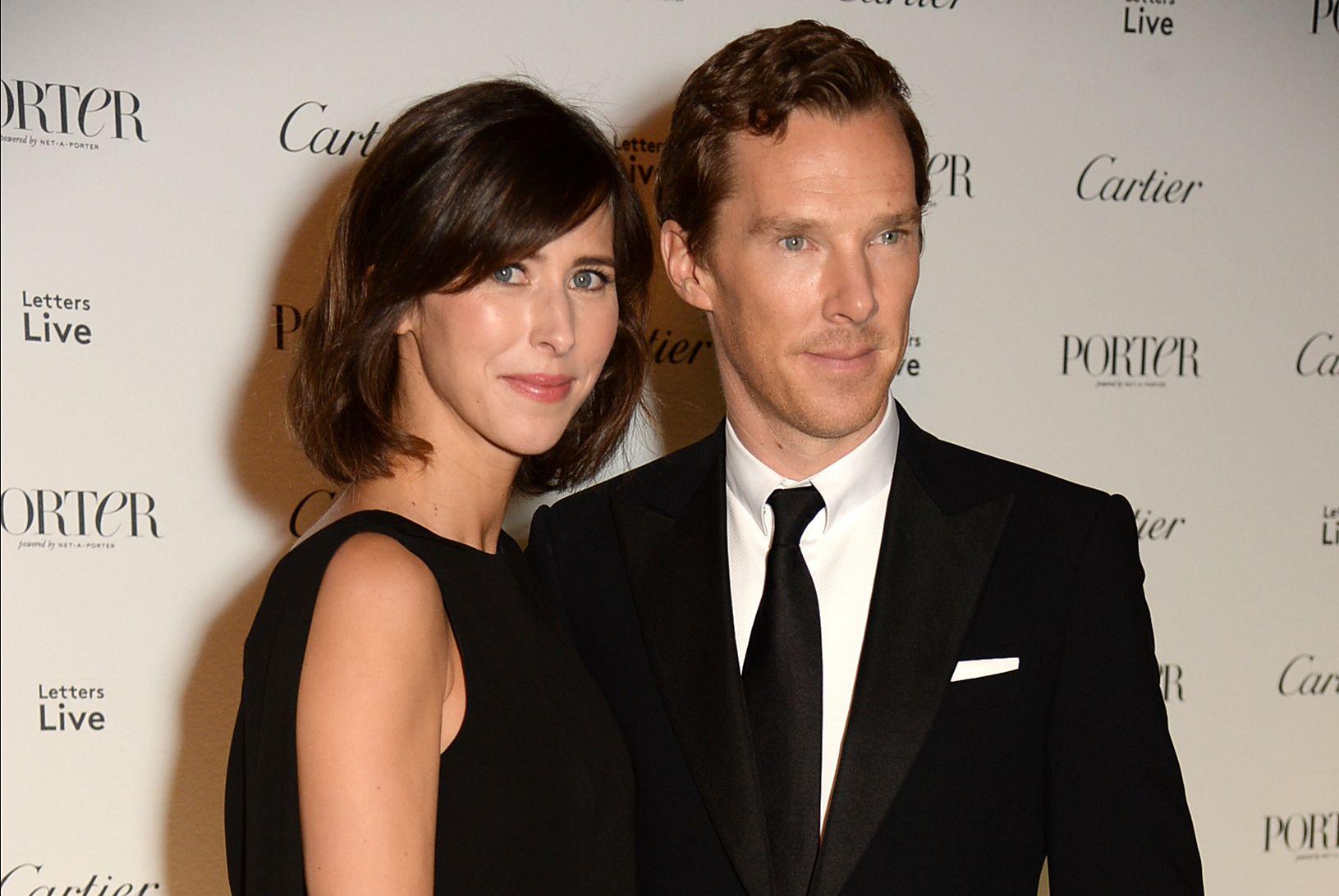 Benedict Cumberbatch med frun Sophie.