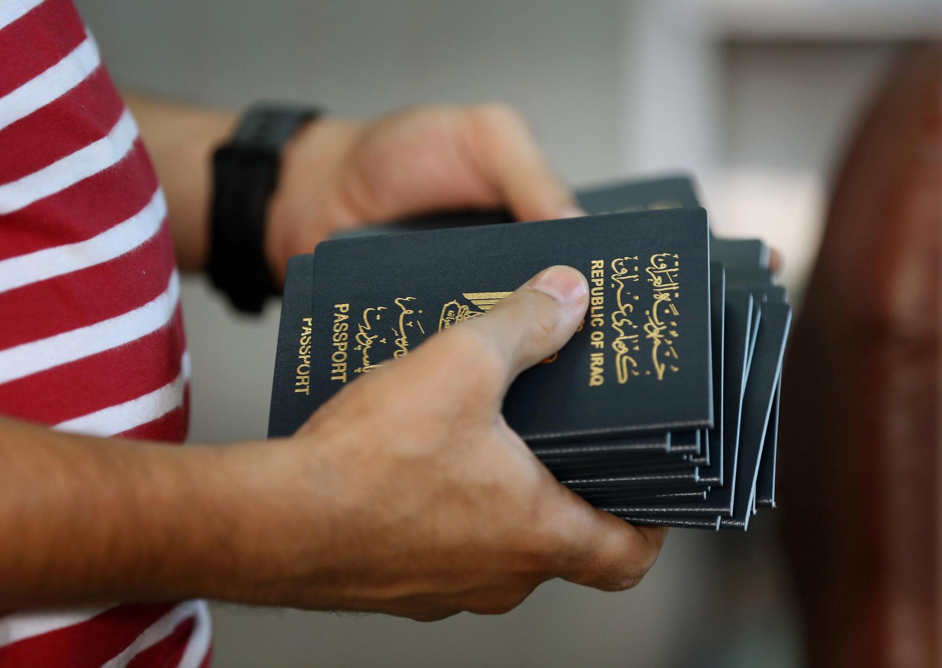 Det japanska passet ger tillträde till flest länder i världen, medan irakiska och afghanska pass hamnar längst ner i en ny rankning. Arkivbild.