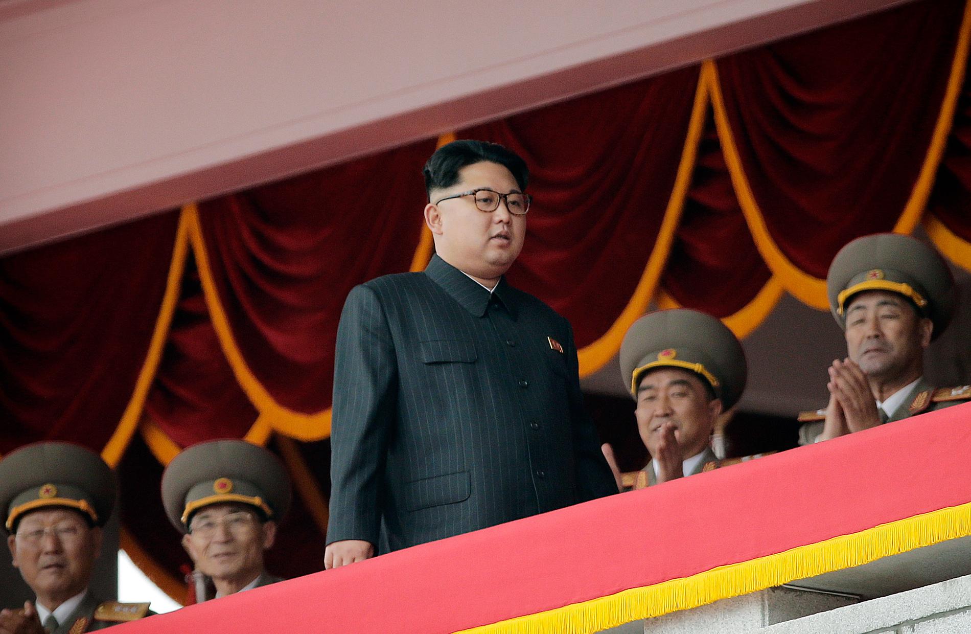 Nordkoreas kedare Kim Jong-Un.