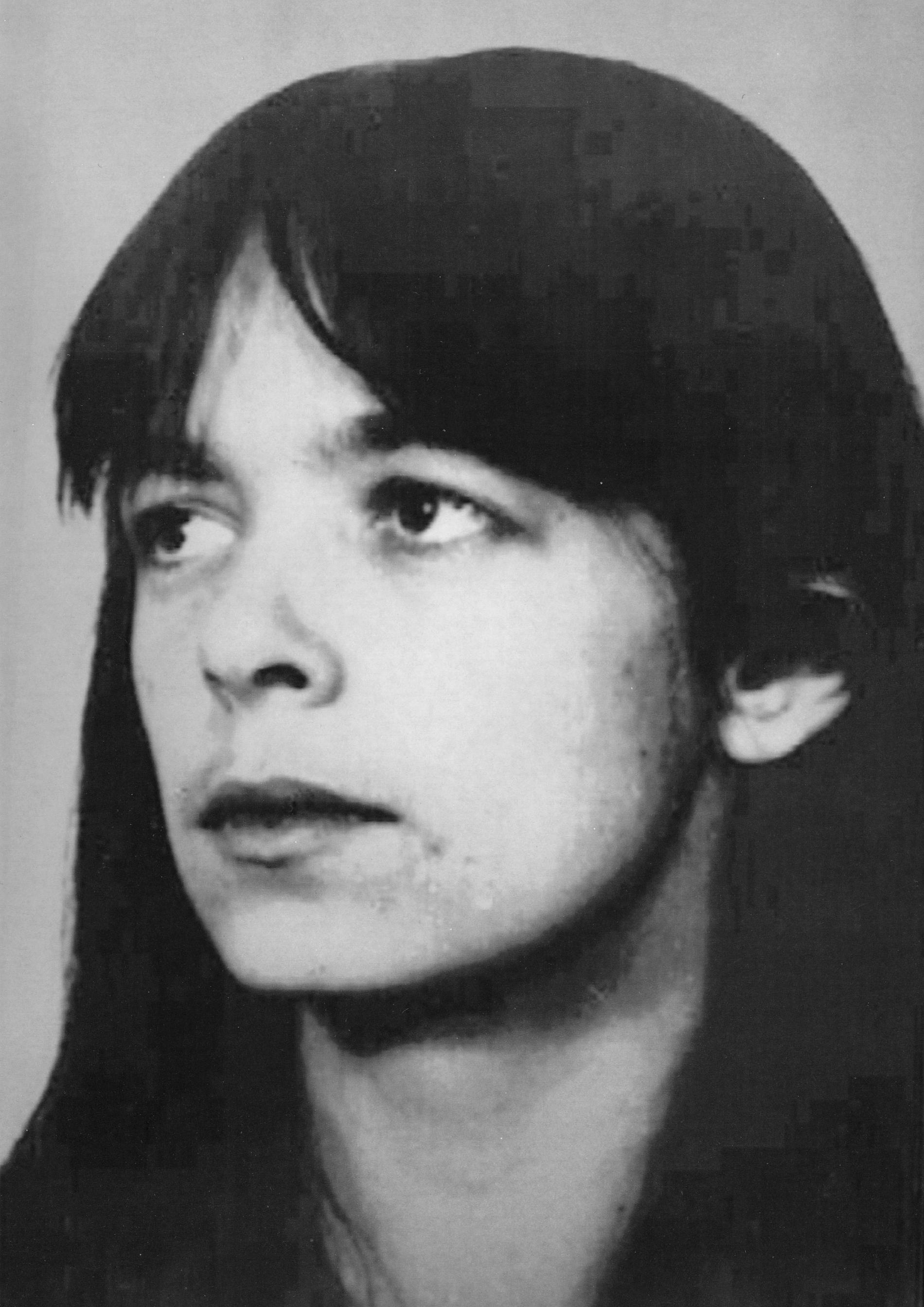 Daniela Klette 1988. Hon greps förra veckan efter decennier på rymmen.