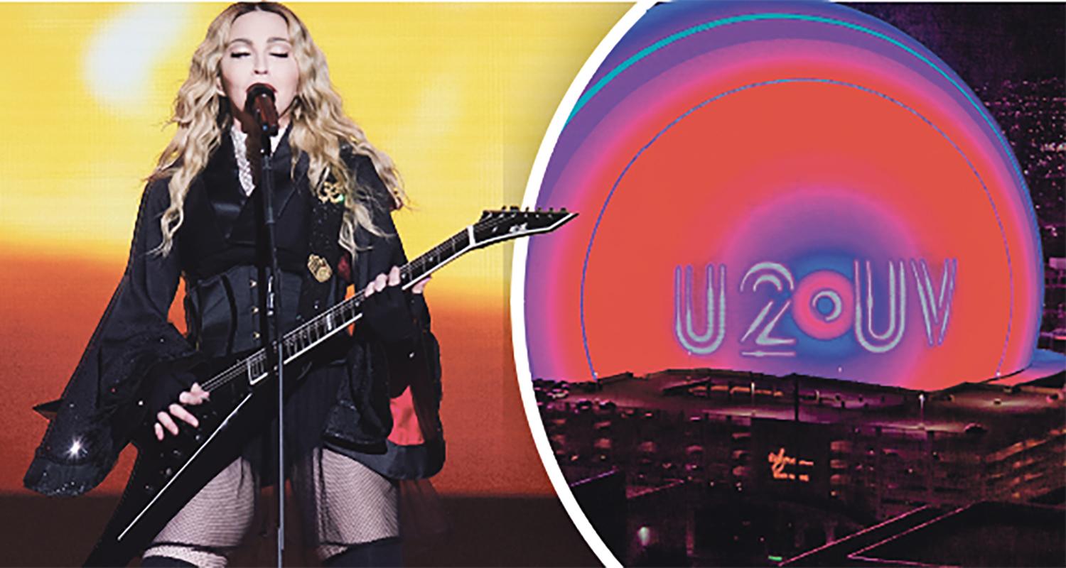 Den här hösten har Madonna och U2 på varsitt sätt breddat idén om vad en livekonsert kan vara.