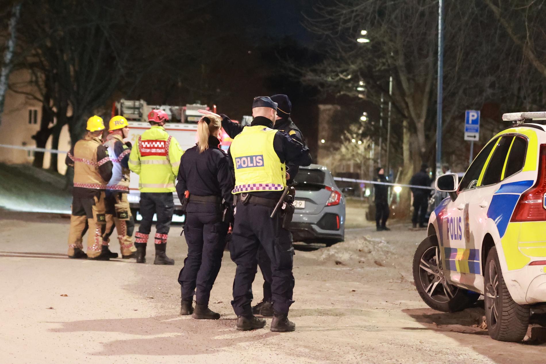 En hög explosion skakade Stockholm i natt.