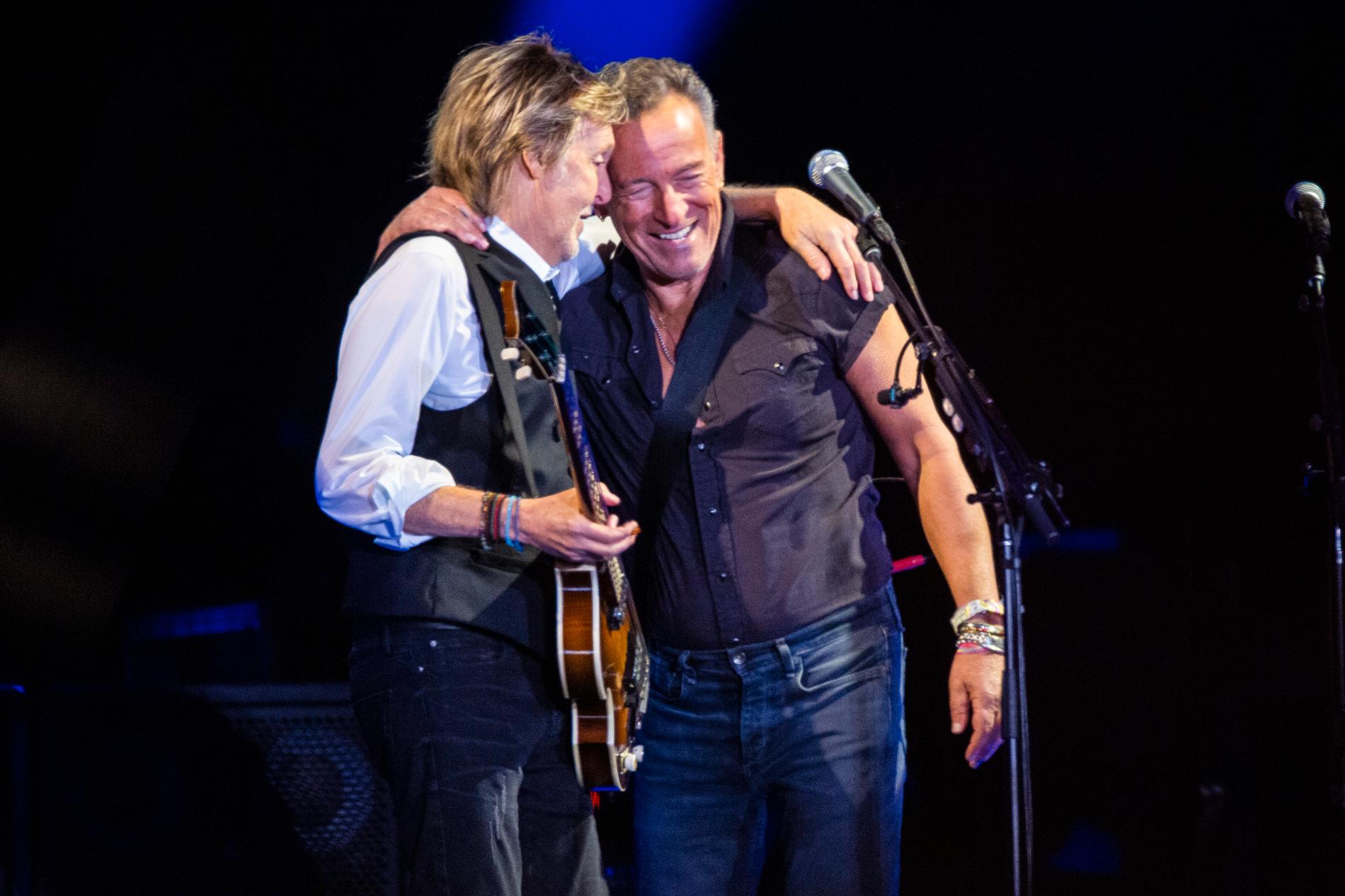 Paul McCartney och Bruce Springsteen.