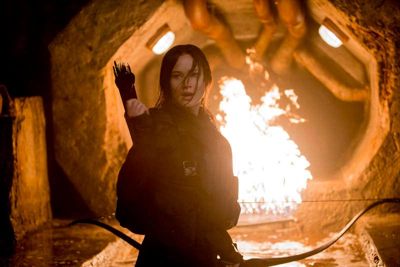 Jennifer Lawrence i ”Hunger games”.