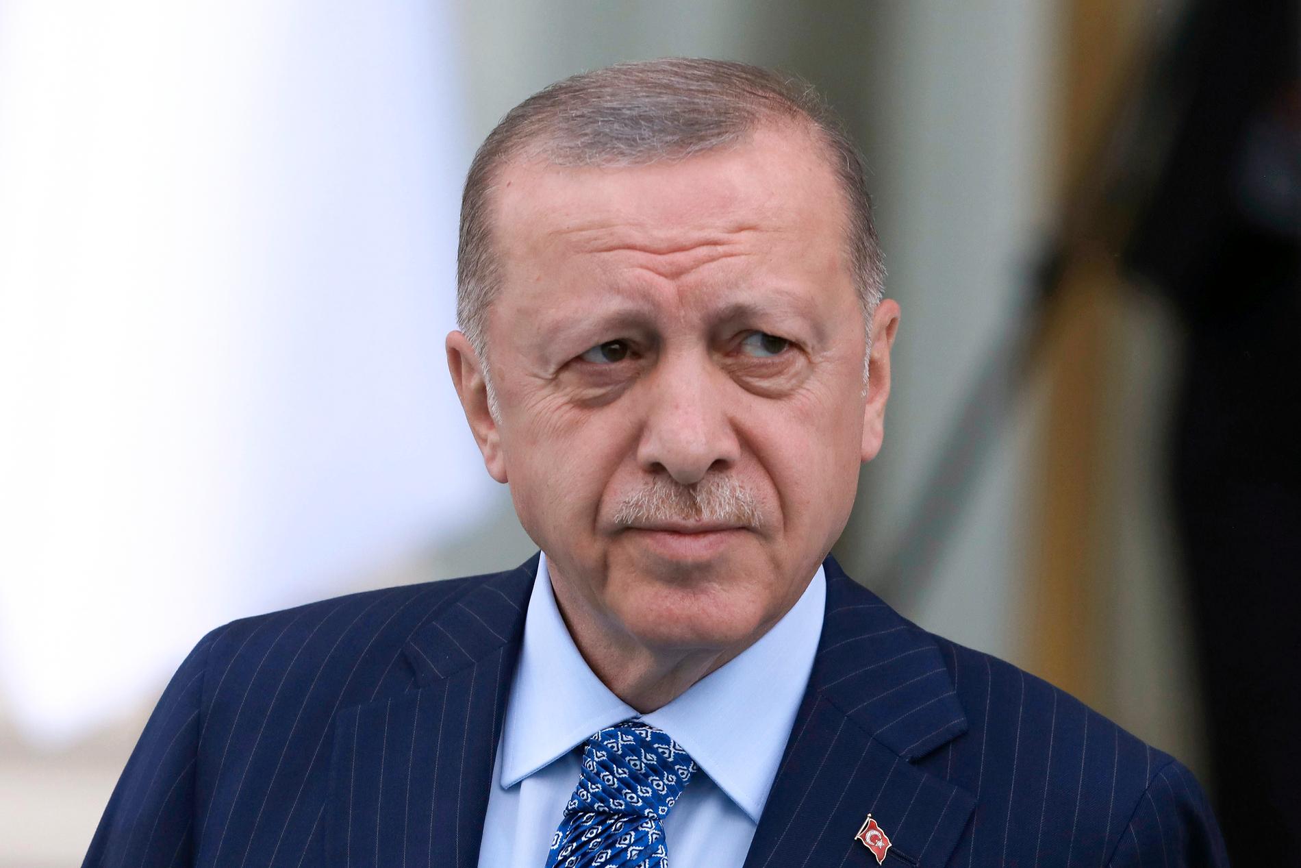 Samtalen i Ankara nådde inte upp till "önskad nivå", säger Erdogan. Arkivbild.
