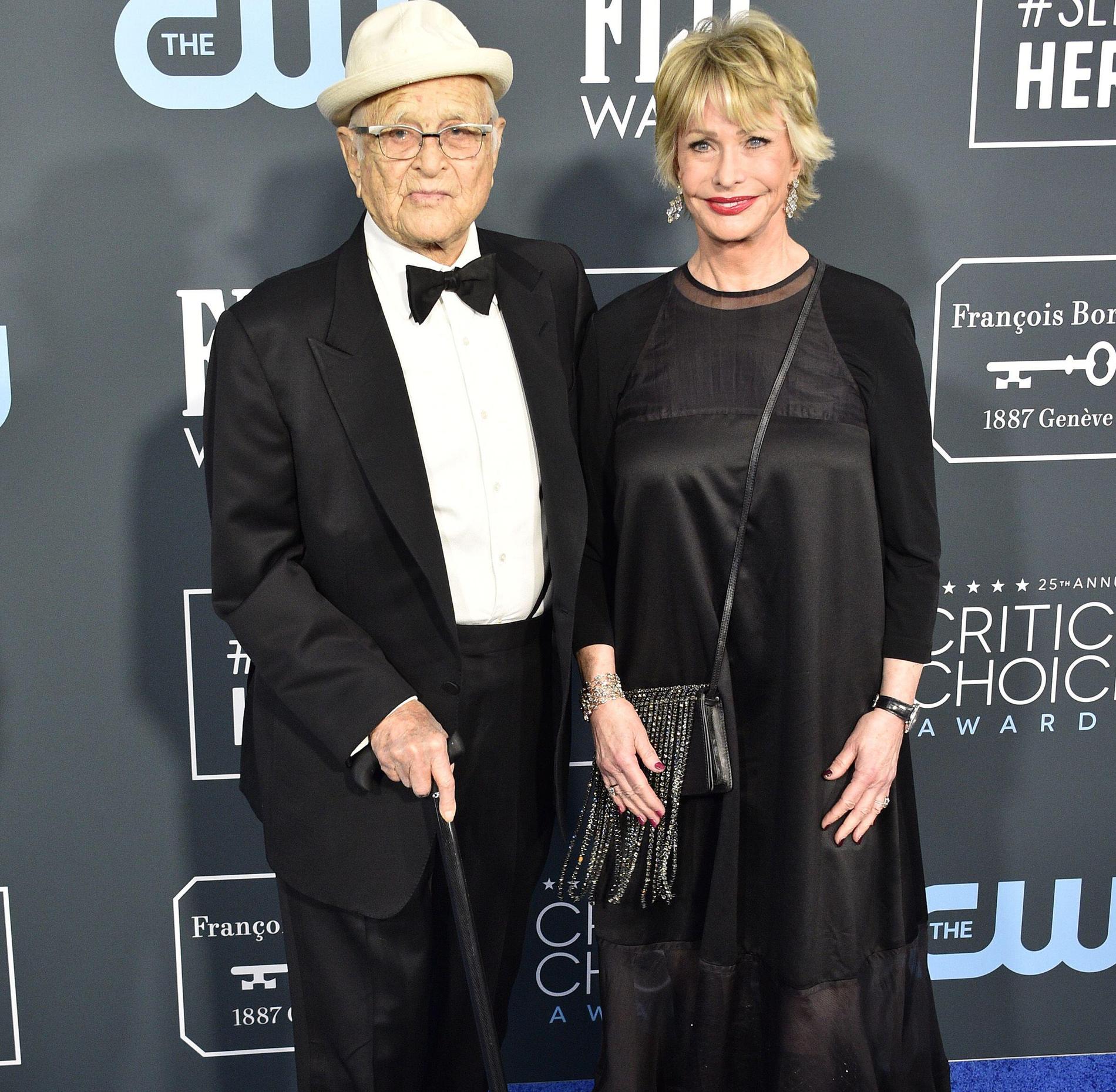 Norman Lear med sin fru 2020.