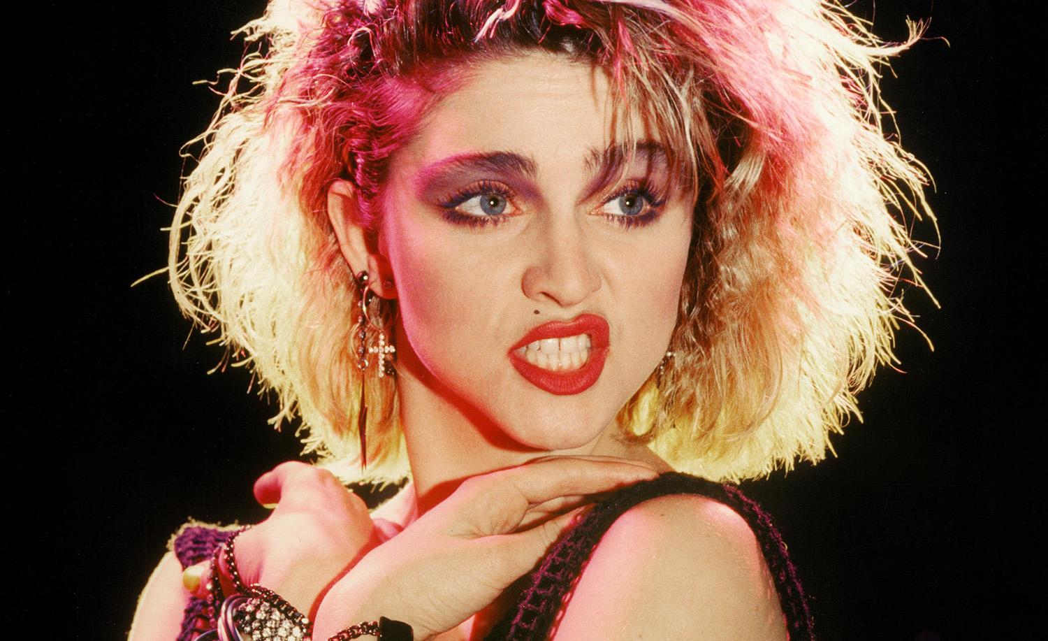 Madonna vid tiden för sitt stora genombrott 1984.