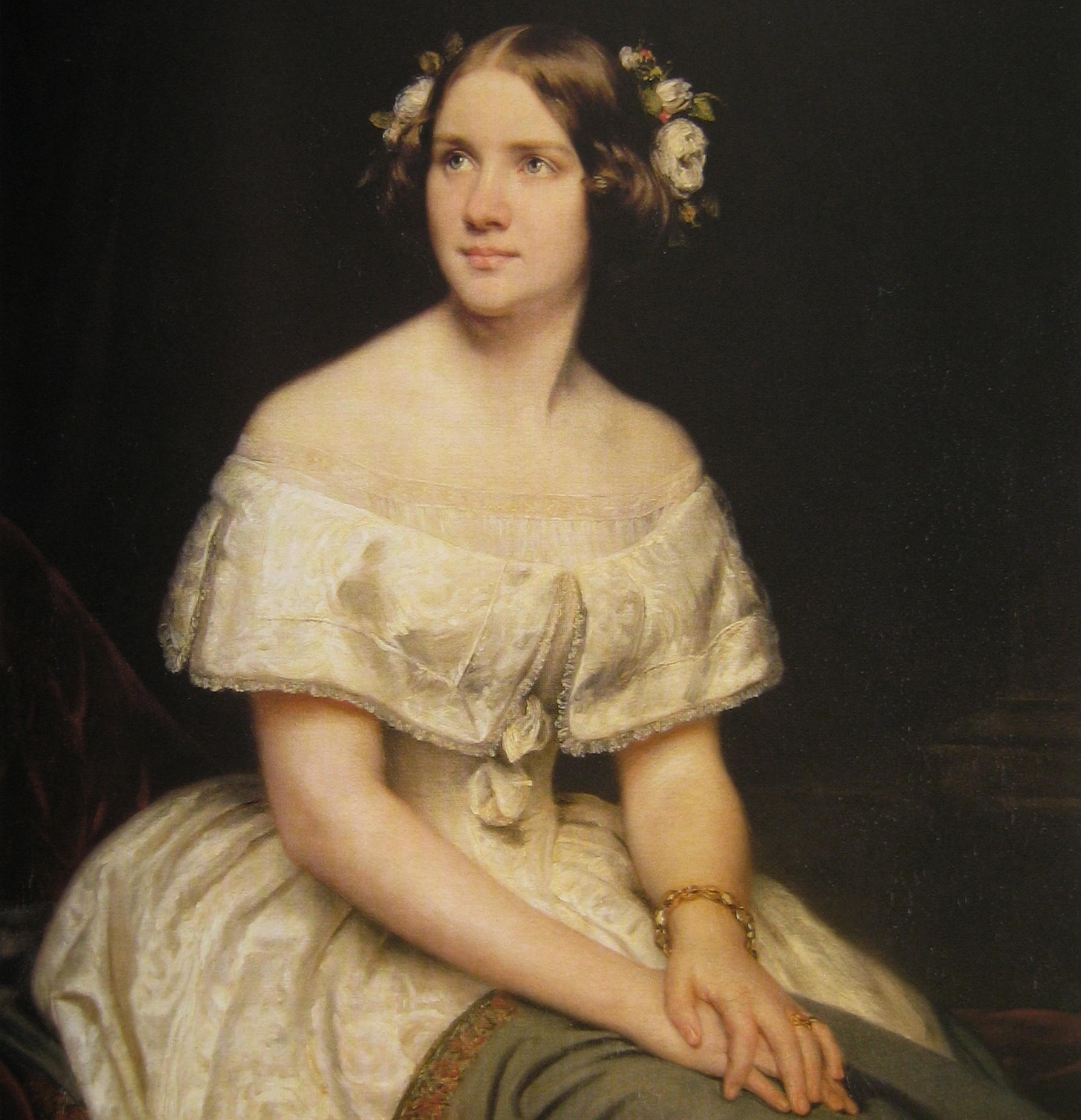 Jenny Lind (1820–1887), porträtt av Eduard Magnus (1862).