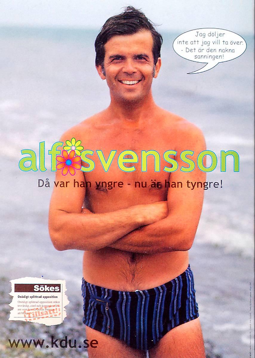 1973 slog Alf Svensson, 34, rekord i folklighet när han fotades på sommarstället vid havet i skånska Smygehamn av veckotidningen Hänts fotograf Charles Hammarsten.