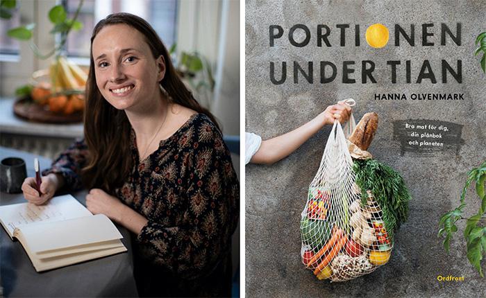 Hanna Olvenmark, aktuell med boken ”Portionen under tian – Äta ute”.