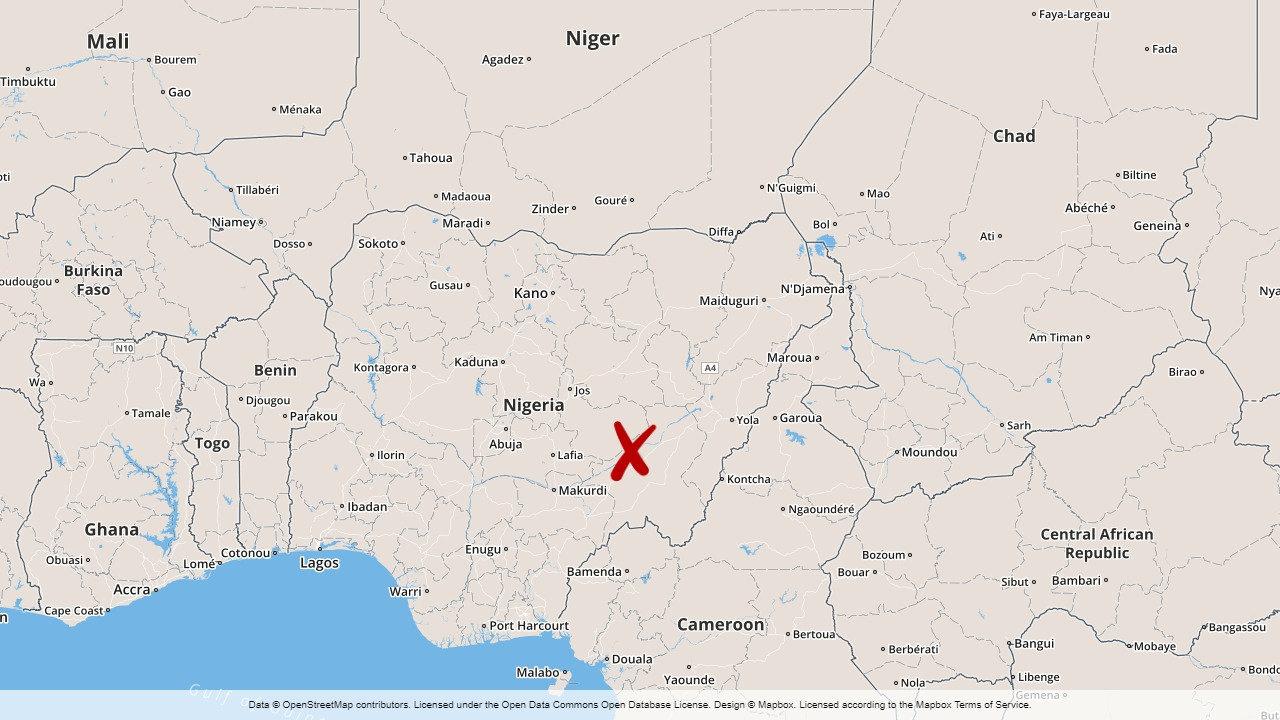 Delstaten Plateau i Nigeria.