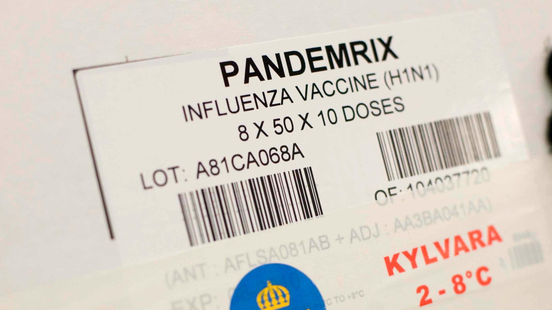 Det vaccin som användes var ett så kallat prototypcvaccin vid namn Pandemrix, tillverkat av läkemedelsföretaget Glaxosmithkline (GSK).