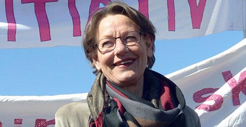 Feministiskt initiativs Gudrun Schyman.