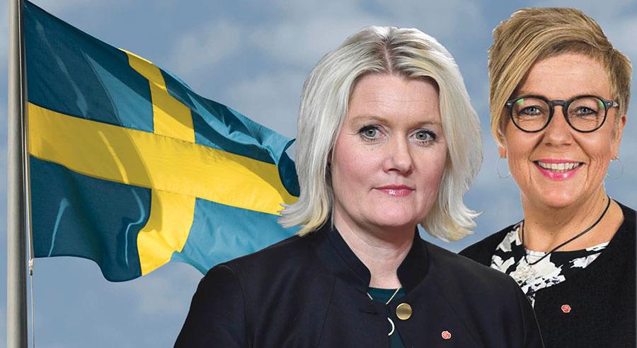 Det gör oss rent ut sagt förbannad att se SD svartmåla det Sverige som de utger sig för att värna, skriver Lena Rådström Baastad och Annelie Karlsson.