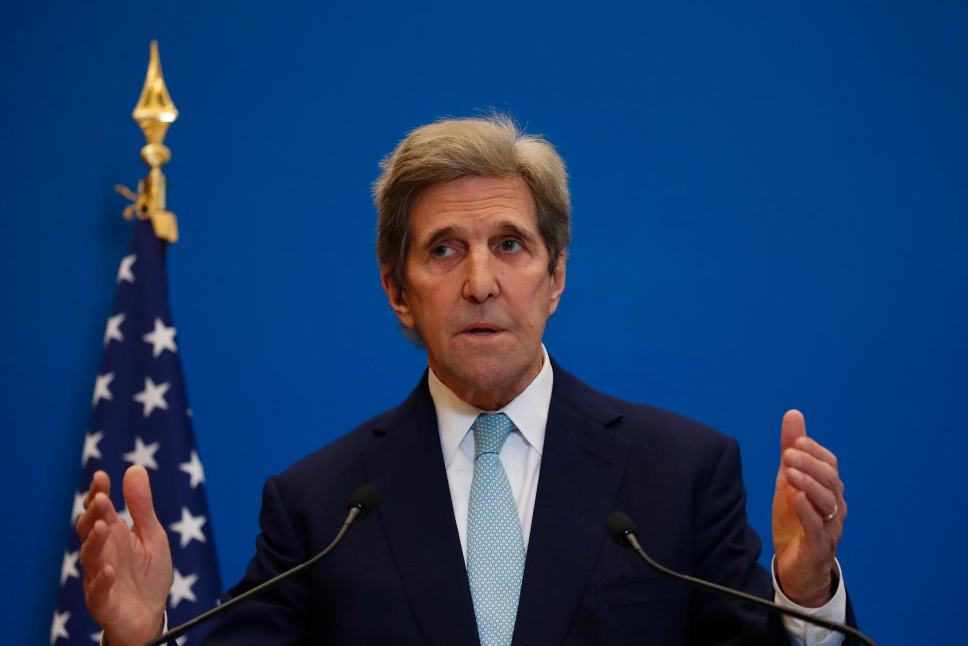 John Kerry, USA:s särskilda sändebud för klimatfrågor, har bjudit in Sveriges miljö- och klimatminister Per Bolund till ett samtal på fredag. Arkivbild.