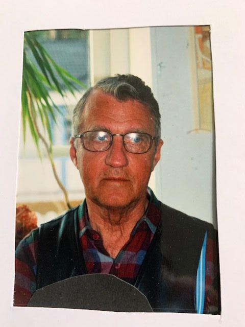 Sven-Gunnar Evertsson blev 91 år. Denna bild från 1996 stod på kistan vid begravningen på valborgsmässoafton.