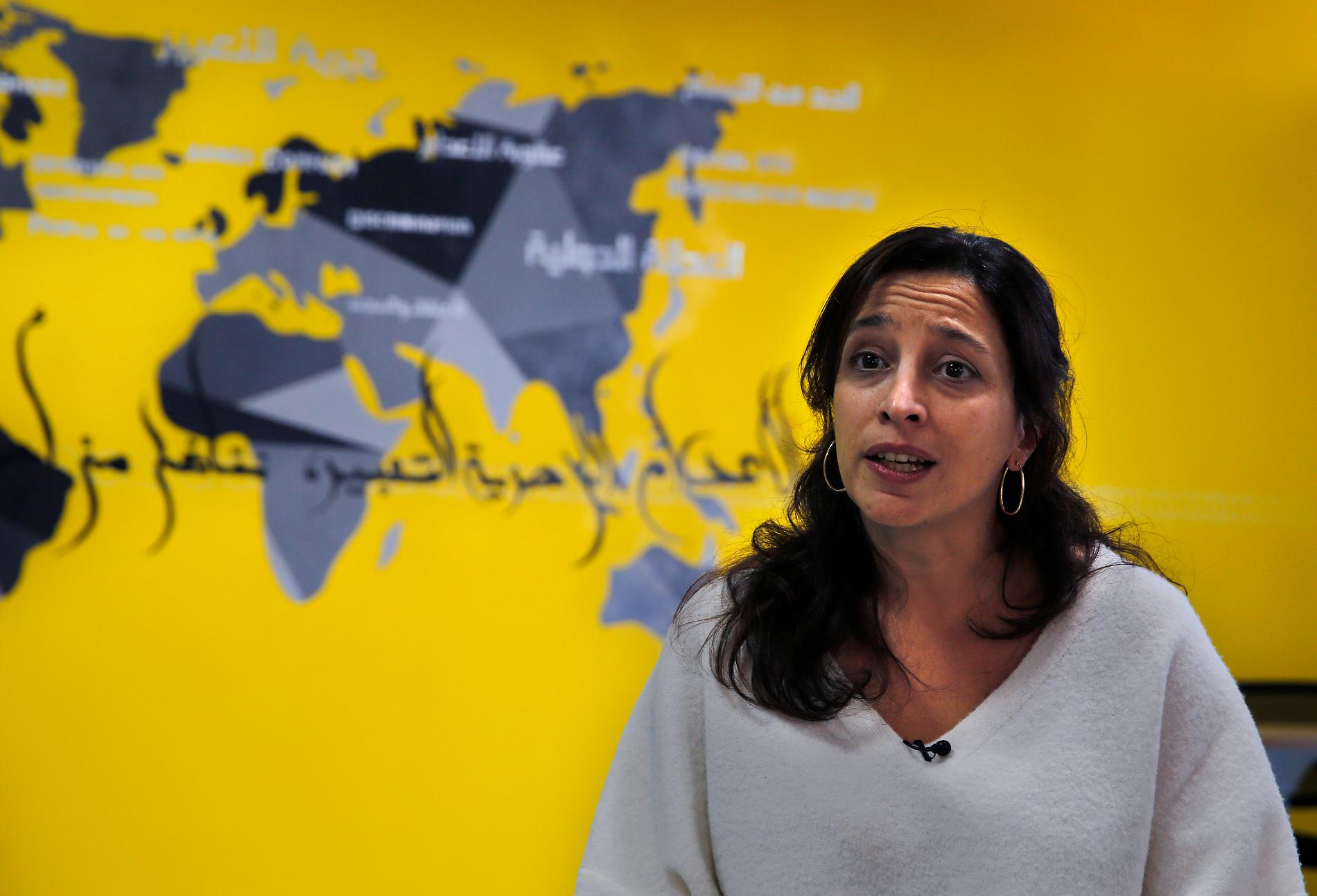  Lynn Maalouf, researchchef för Amnestys i Mellanöstern.