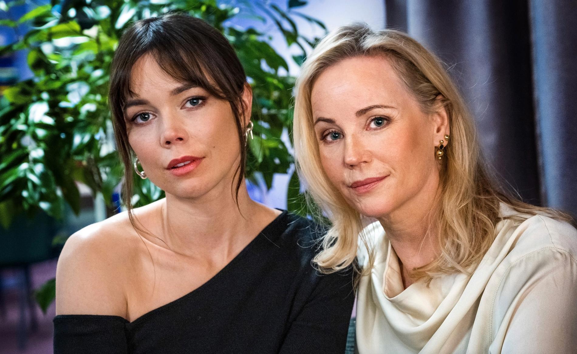 Hedda Stiernstedt och Sofia Helin spelar systrar i TV4 Plays kriminalserie "Sanningen" i jul.