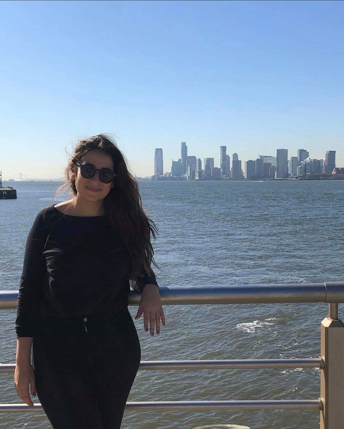 Alexandra Tawaifi, 24, lämnade New York i förtid i fredags.