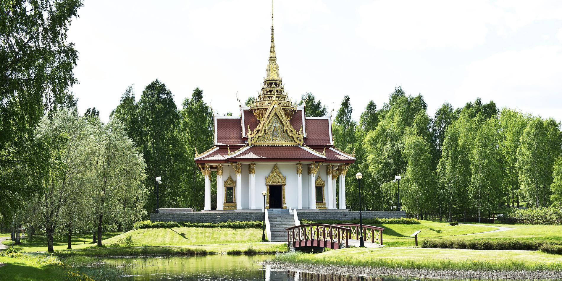 Den thailändska paviljongen i Utanede i jämtländska Ragunda.