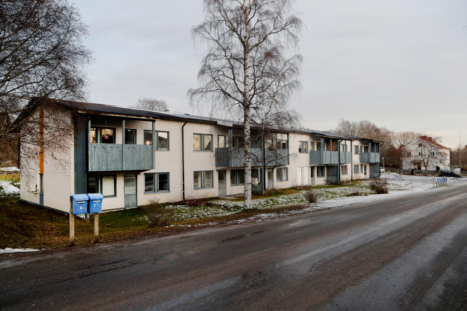 Bild från samhället Herrskog i Kramfors kommun.