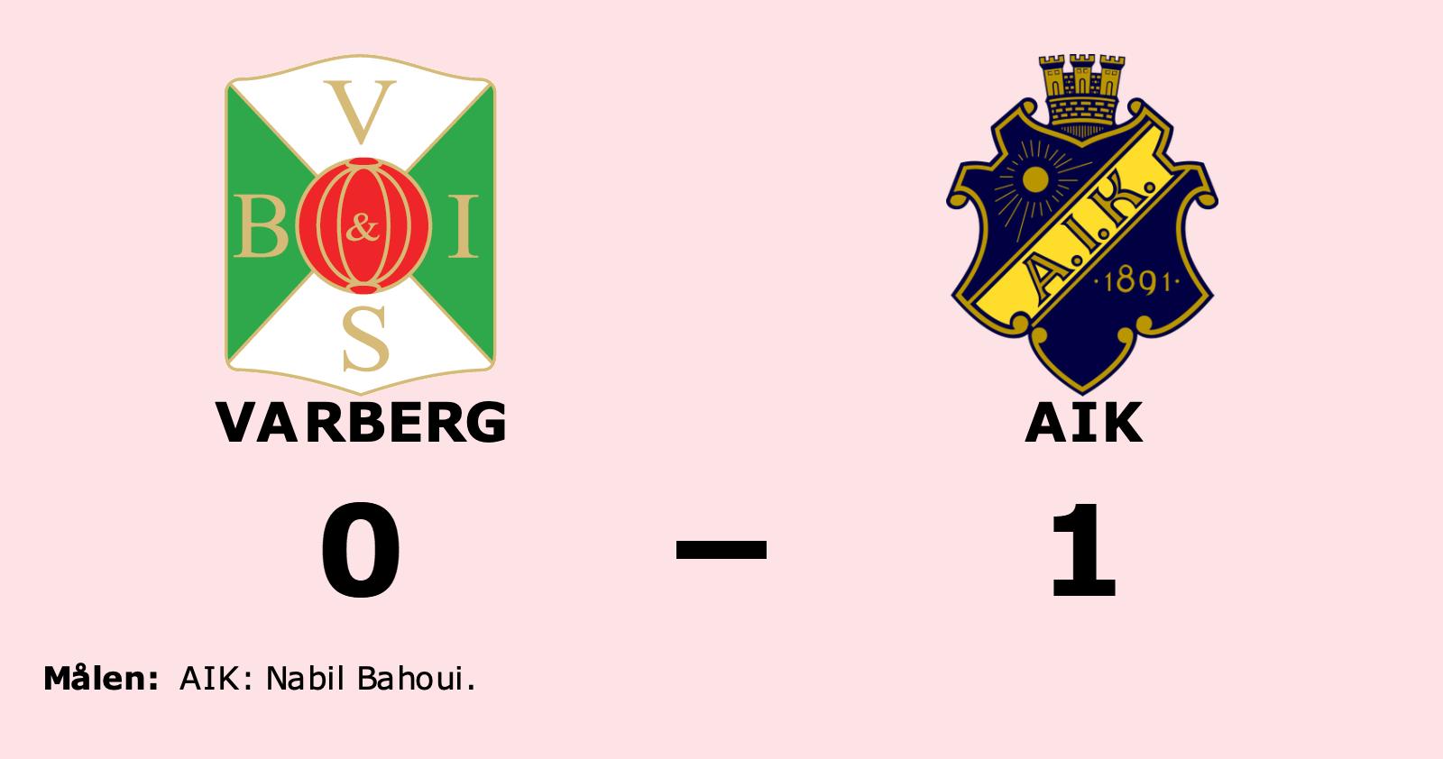 AIK Fotboll: AIK vann mot Varberg